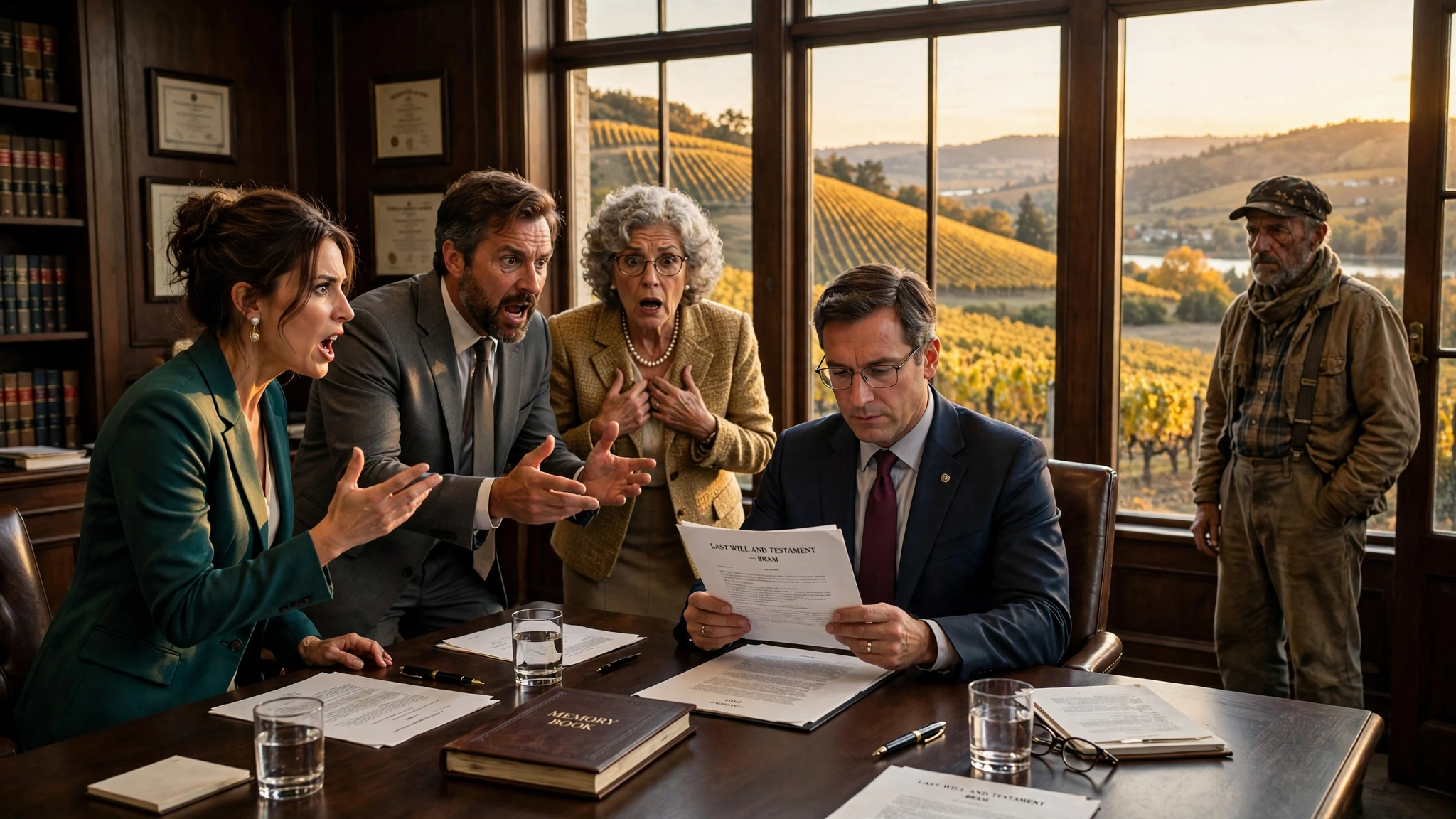 His whole family fought over the inheritance until the lawyer read the last line of the will
